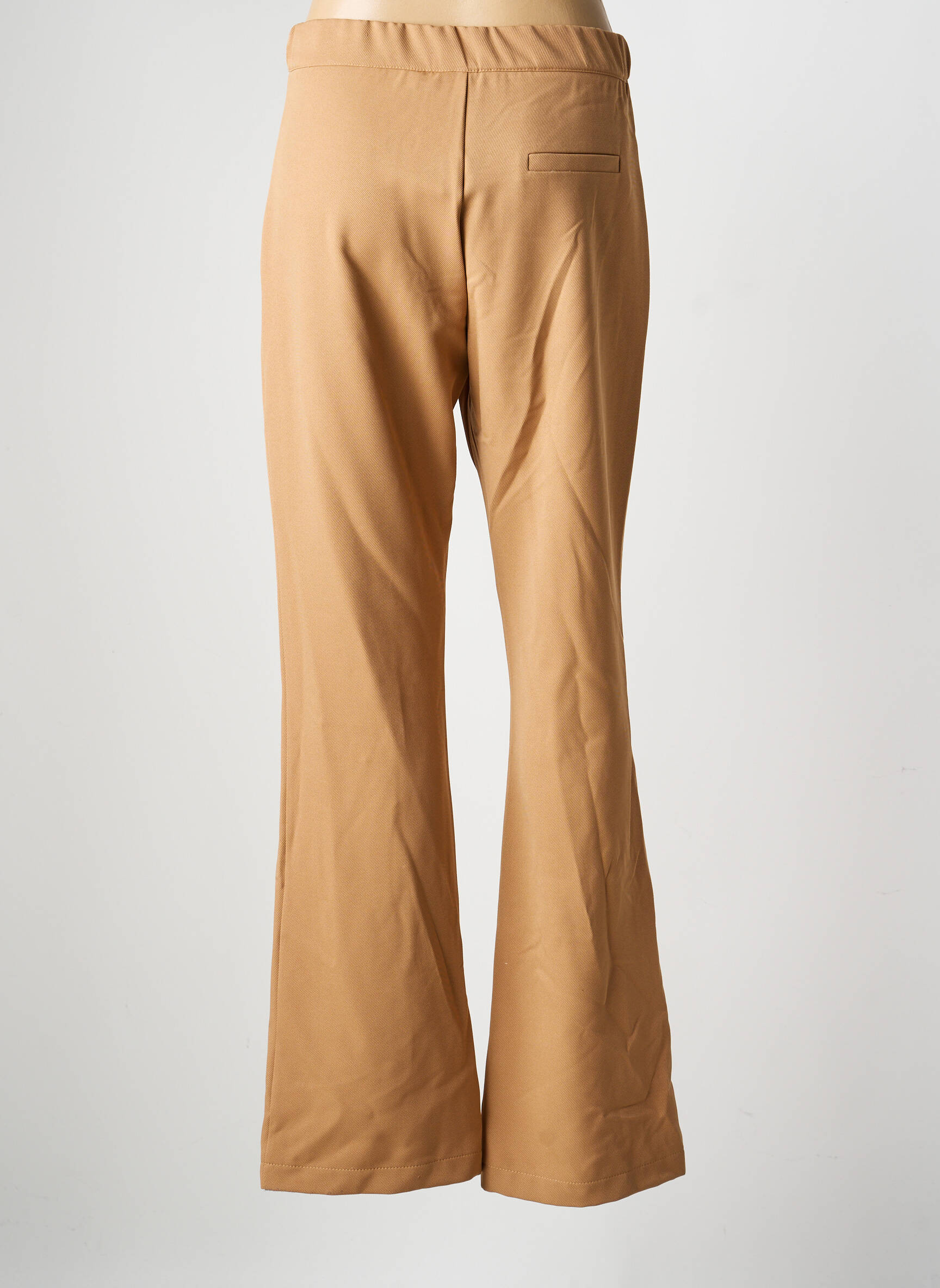 Pantalon evazat elasticitate talie înaltă bej AMELIE & AMELIE femeie