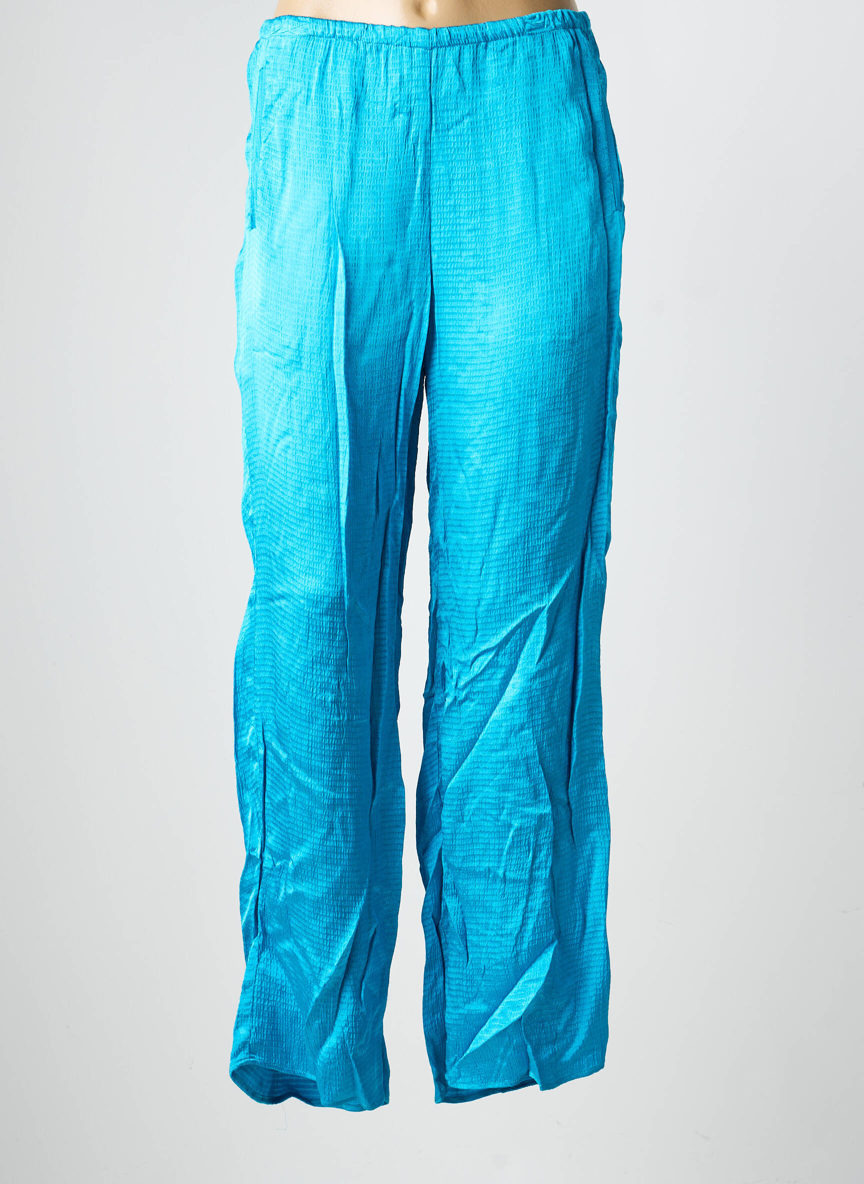 Pantalon drept elasticitate mărime normală albastru AMERICAN VINTAGE femeie