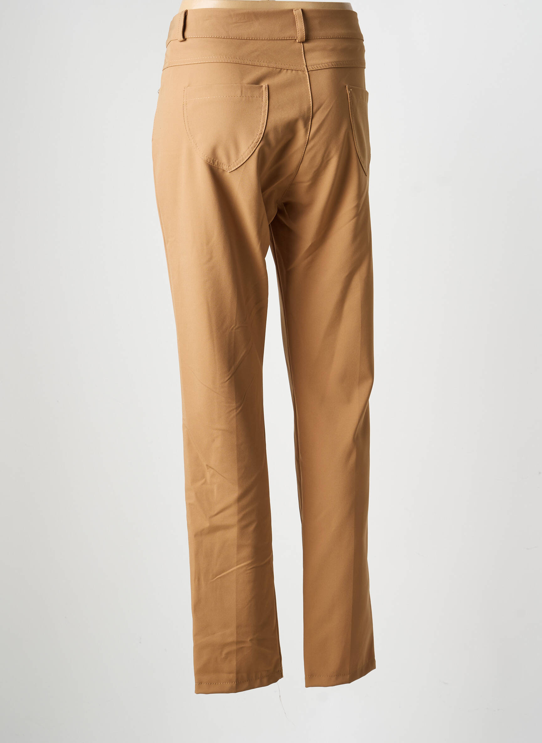 Pantalon slim elasticitate mărime normală maro RINASCIMENTO femeie