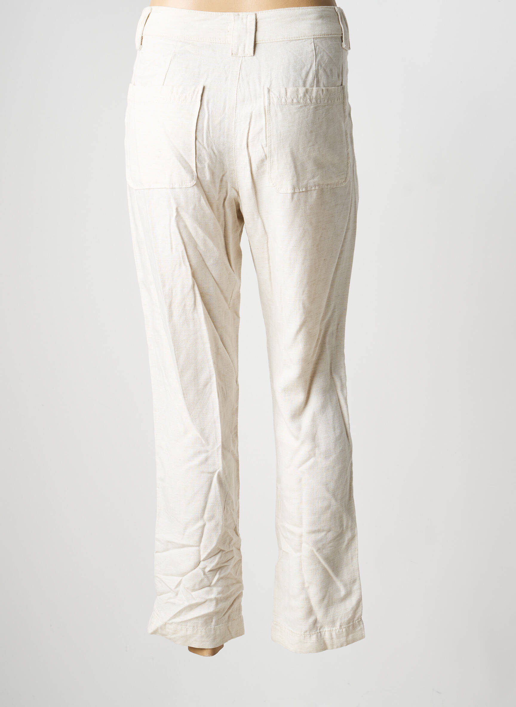 Pantalon slim mărime normală mărime normală bej KANOPE femeie