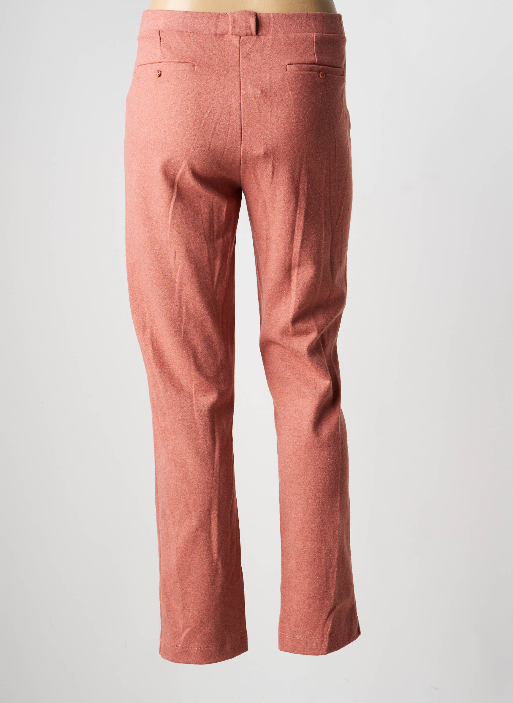Pantalon chino elasticitate mărime normală roz YERSE femeie