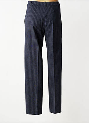 Pantalon drept talie cu cleme mărime normală albastru VOLPATO femeie