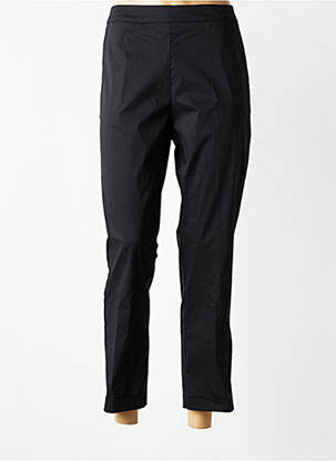 Pantalon 7/8 țesătură poplin mărime normală negru VOLPATO femeie