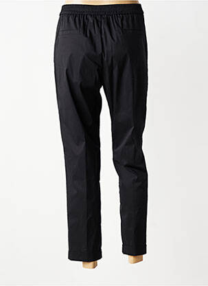 Pantalon 7/8 țesătură poplin mărime normală negru VOLPATO femeie