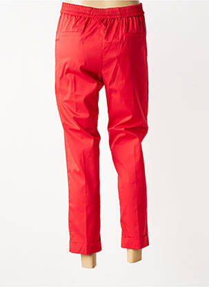 Pantalon 7/8 țesătură poplin mărime normală roșu VOLPATO femeie
