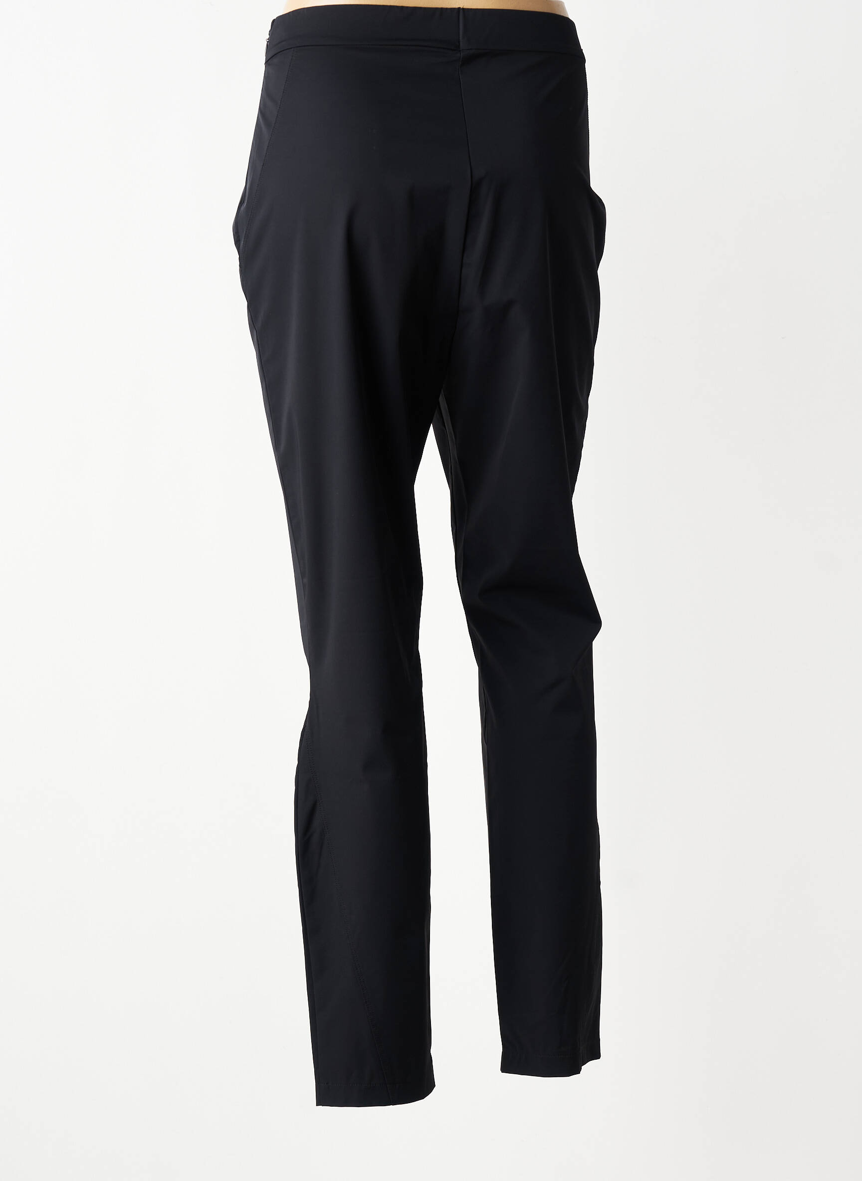 Pantalon slim talie elastică mărime normală negru DIANA GALLESI femeie