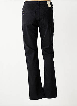 Pantalon slim țesătură poplin mărime normală negru KANOPE femeie