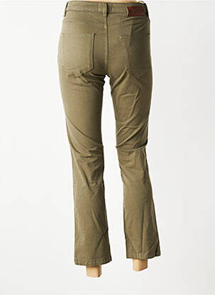 Pantalon slim talie înaltă talie înaltă verde LOLA ESPELETA femeie