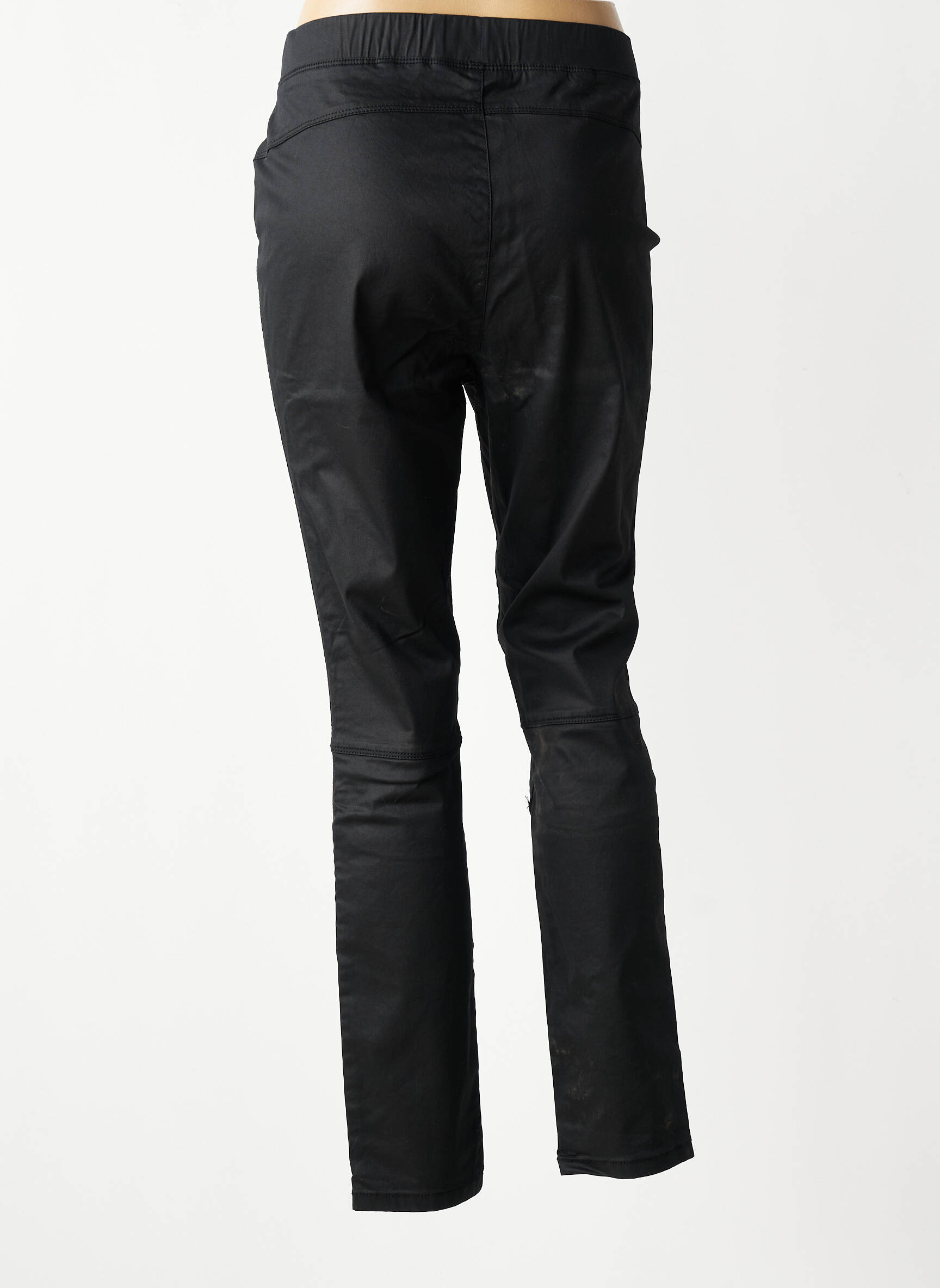 Pantalon slim talie elastică mărime normală negru STREET ONE femeie