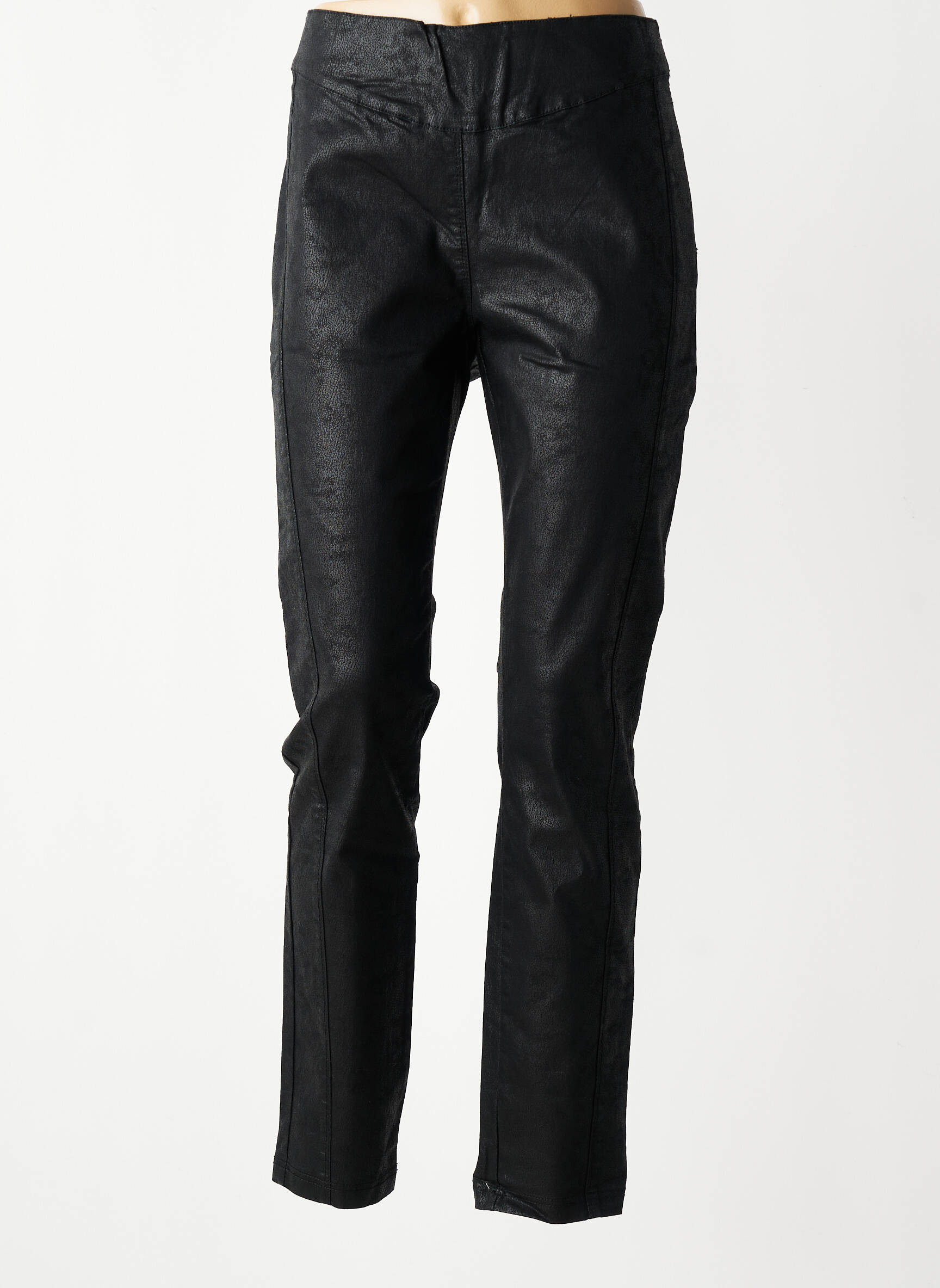 Pantalon slim talie elastică mărime normală negru STREET ONE femeie