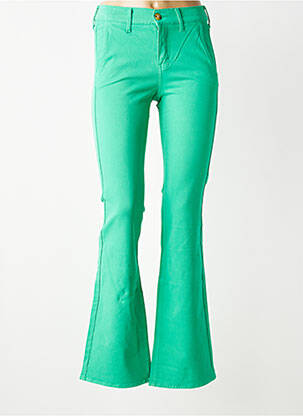 Blugi bootcut mărime normală mărime normală verde HAPPY femeie