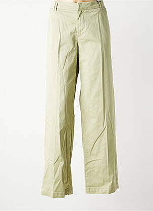 Pantalon chino elasticitate mărime normală verde FREEMAN T.PORTER femeie