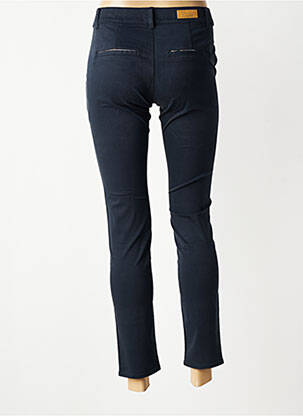 Pantalon chino elasticitate mărime normală albastru HAPPY femeie