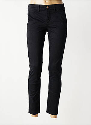 Pantalon chino elasticitate mărime normală negru HAPPY femeie
