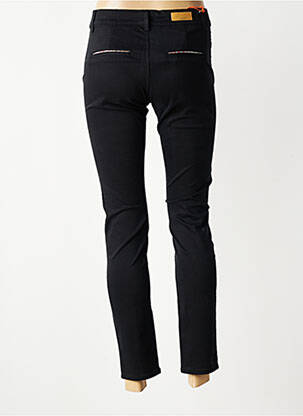 Pantalon chino elasticitate mărime normală negru HAPPY femeie