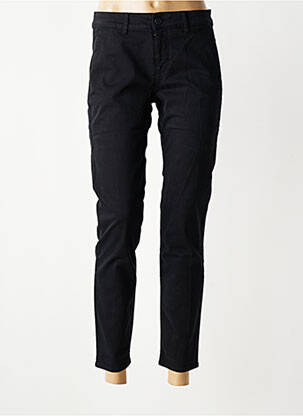 Pantalon chino elasticitate mărime normală negru HAPPY femeie