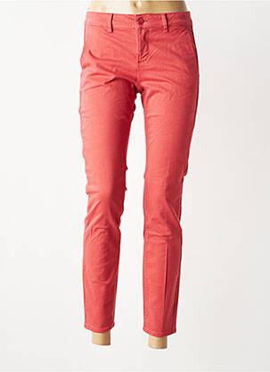 Pantalon chino elasticitate mărime normală portocalie HAPPY femeie