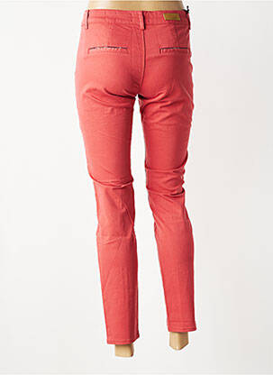 Pantalon chino elasticitate mărime normală portocalie HAPPY femeie