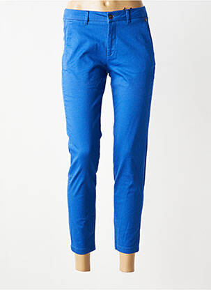 Pantalon chino elasticitate mărime normală albastru FREEMAN T.PORTER femeie