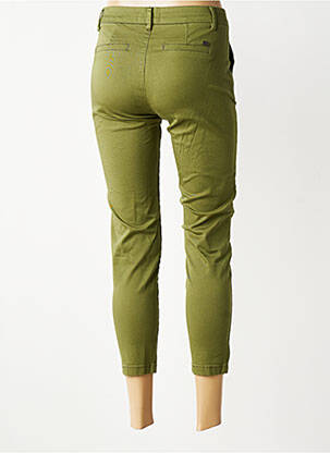 Pantalon chino elasticitate mărime normală verde FREEMAN T.PORTER femeie
