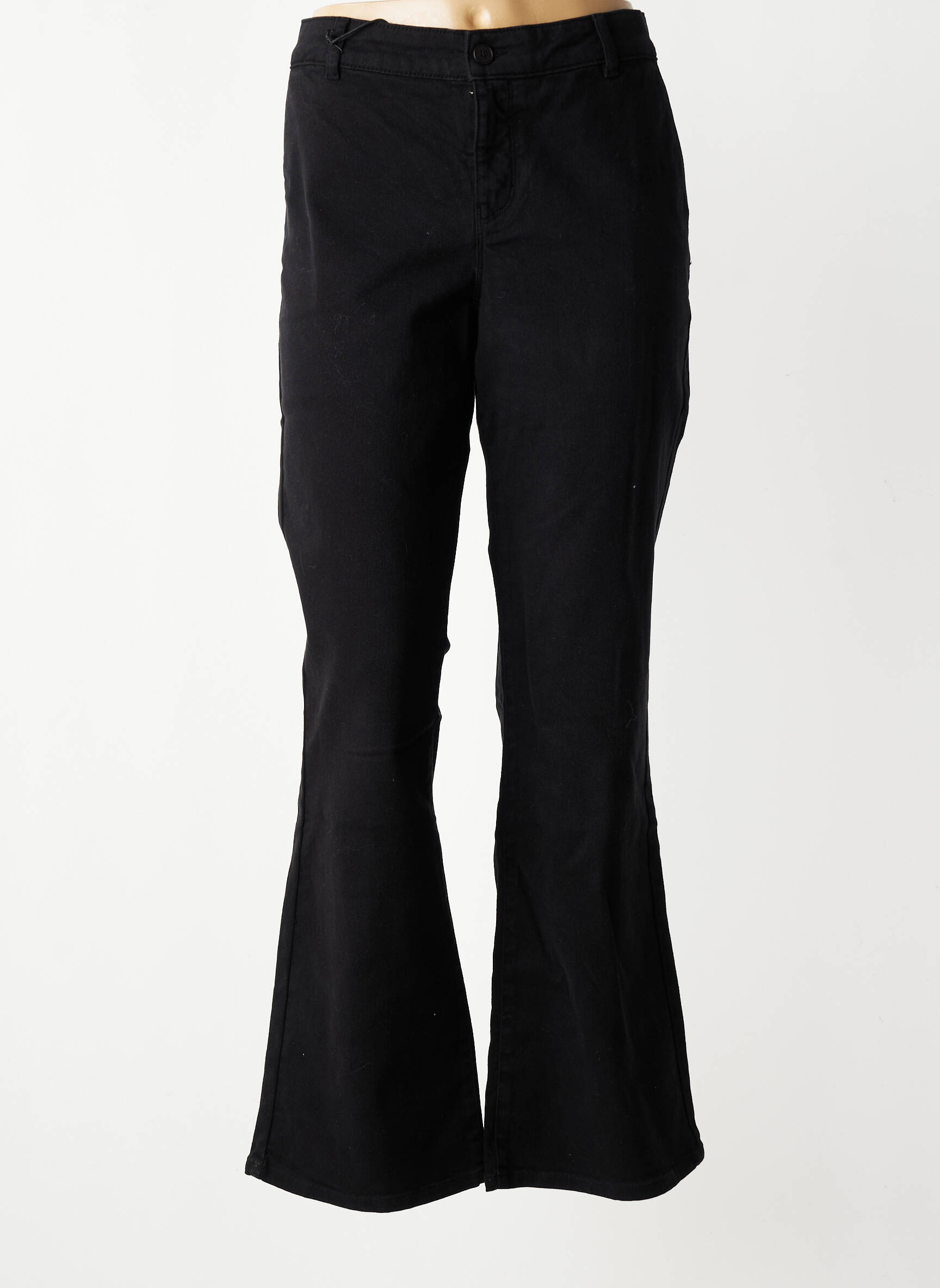 Blugi bootcut mărime normală mărime normală negru HAPPY femeie