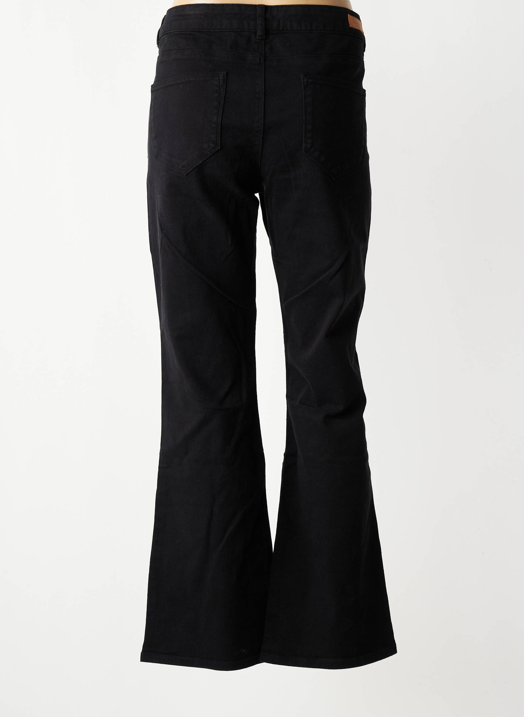 Blugi bootcut mărime normală mărime normală negru HAPPY femeie