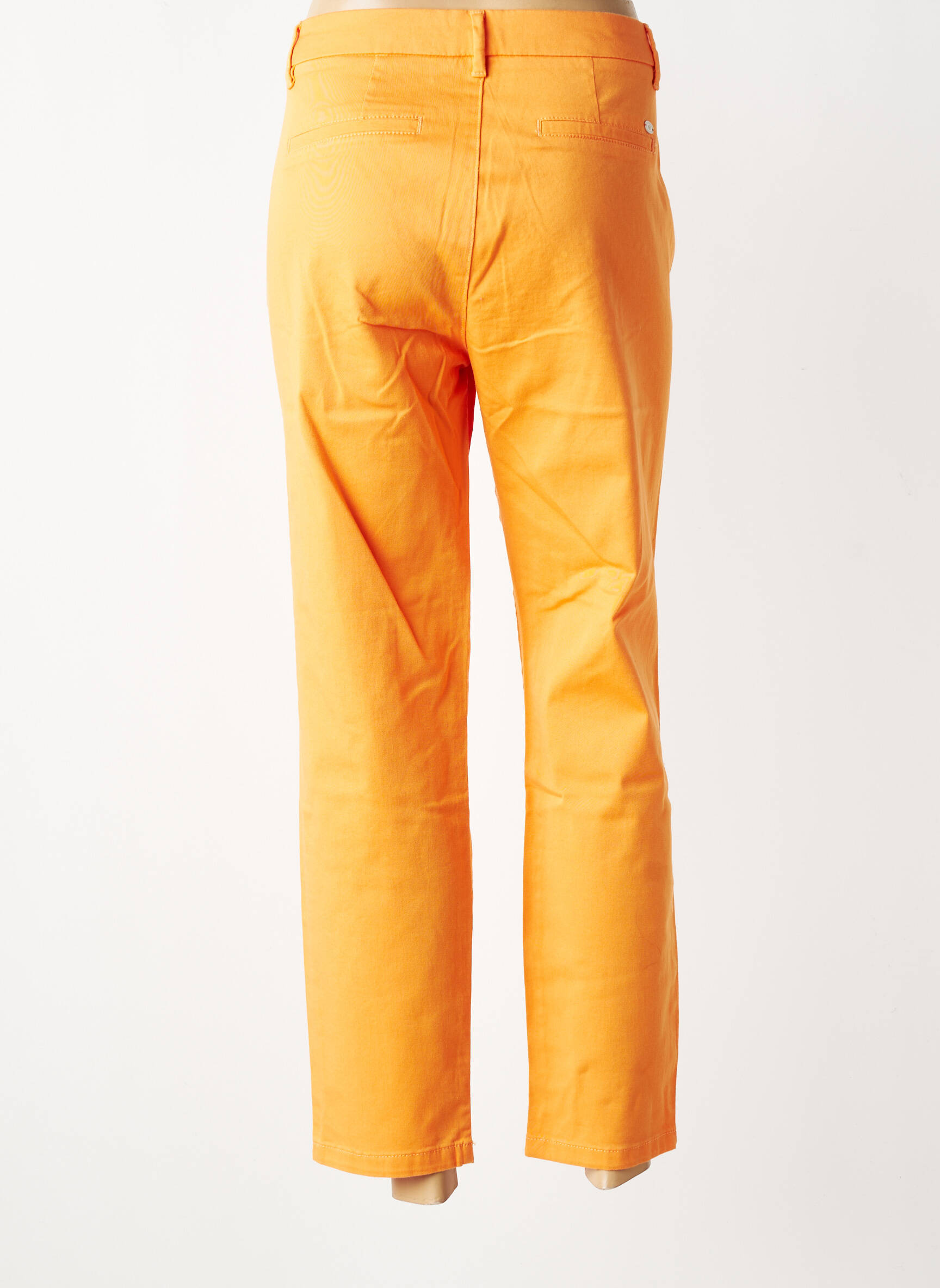 Pantalon chino elasticitate mărime normală portocalie FREEMAN T.PORTER femeie