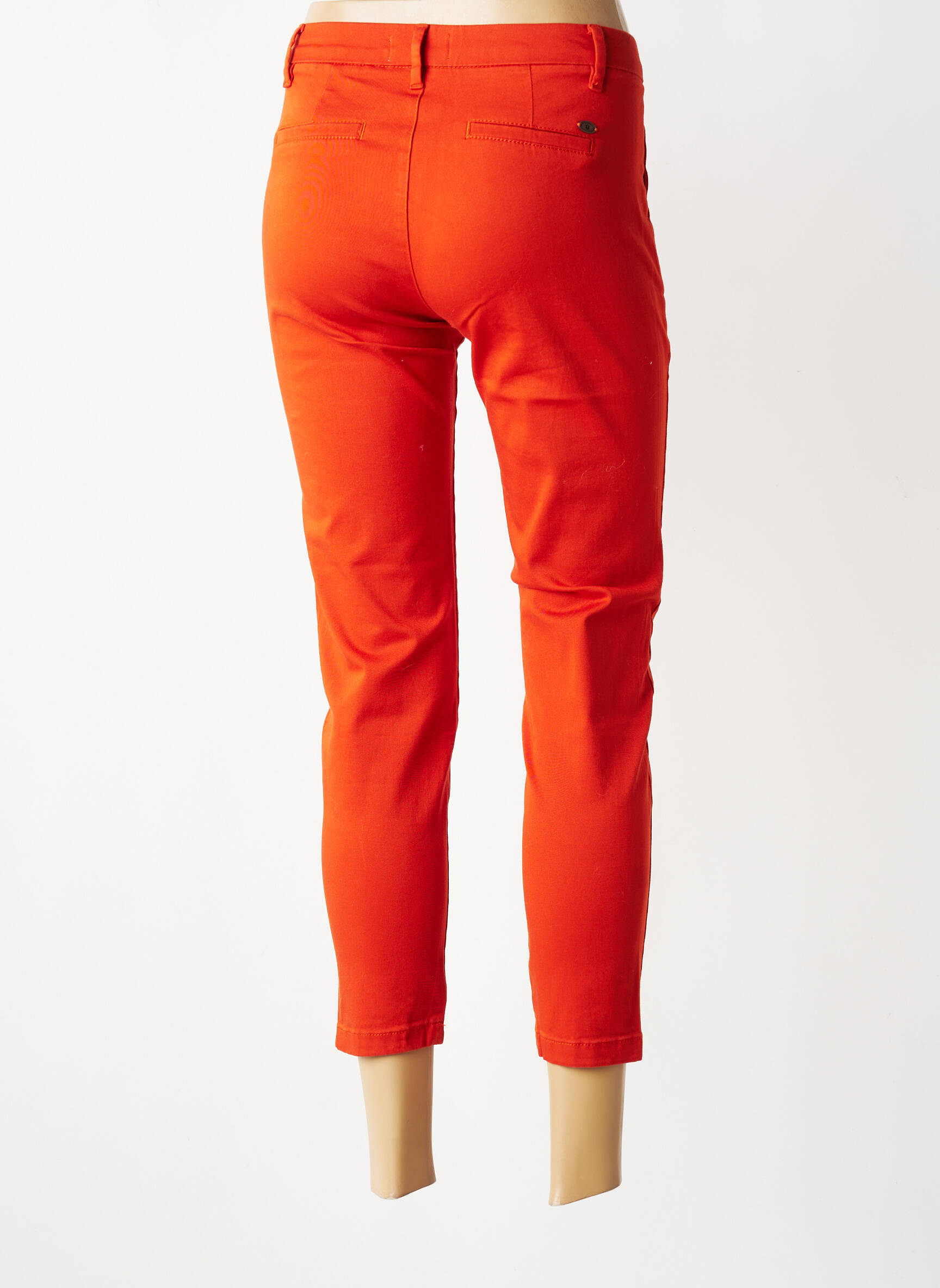 Pantalon chino elasticitate mărime normală portocalie FREEMAN T.PORTER femeie