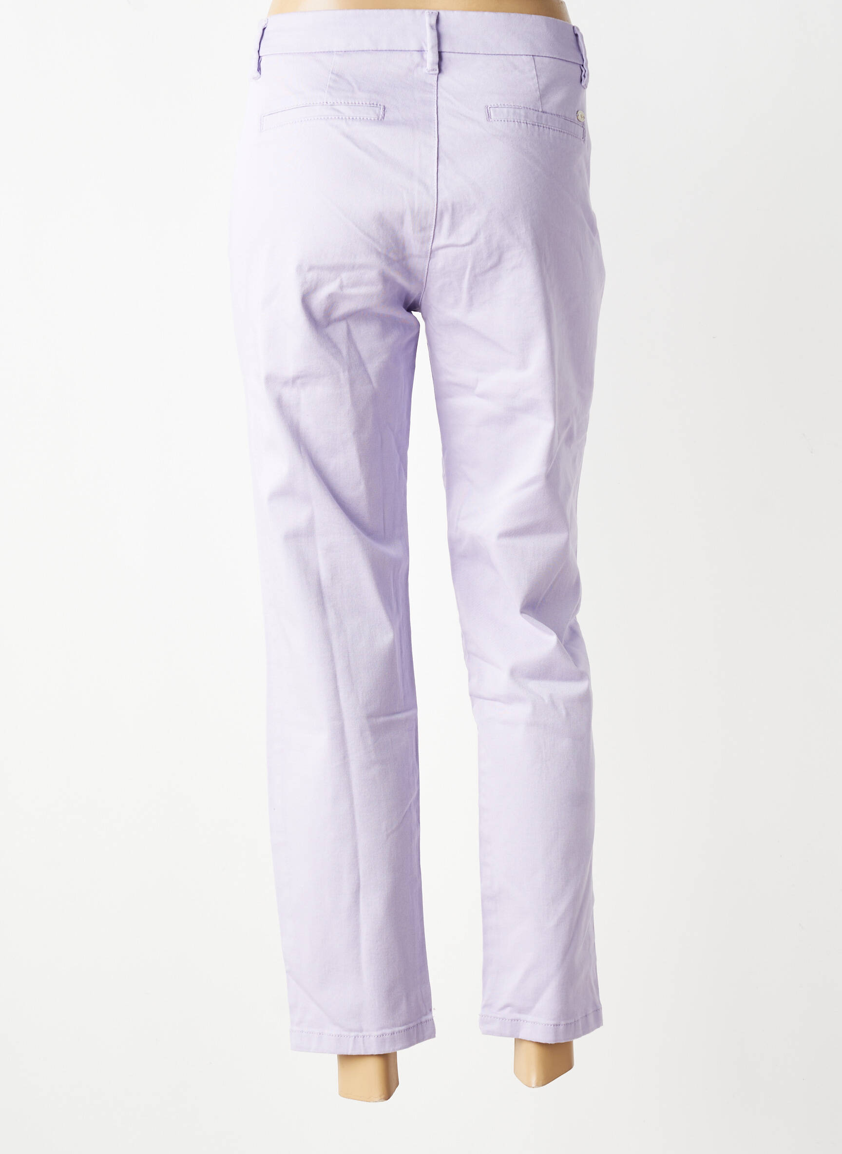 Pantalon chino elasticitate mărime normală violet FREEMAN T.PORTER femeie