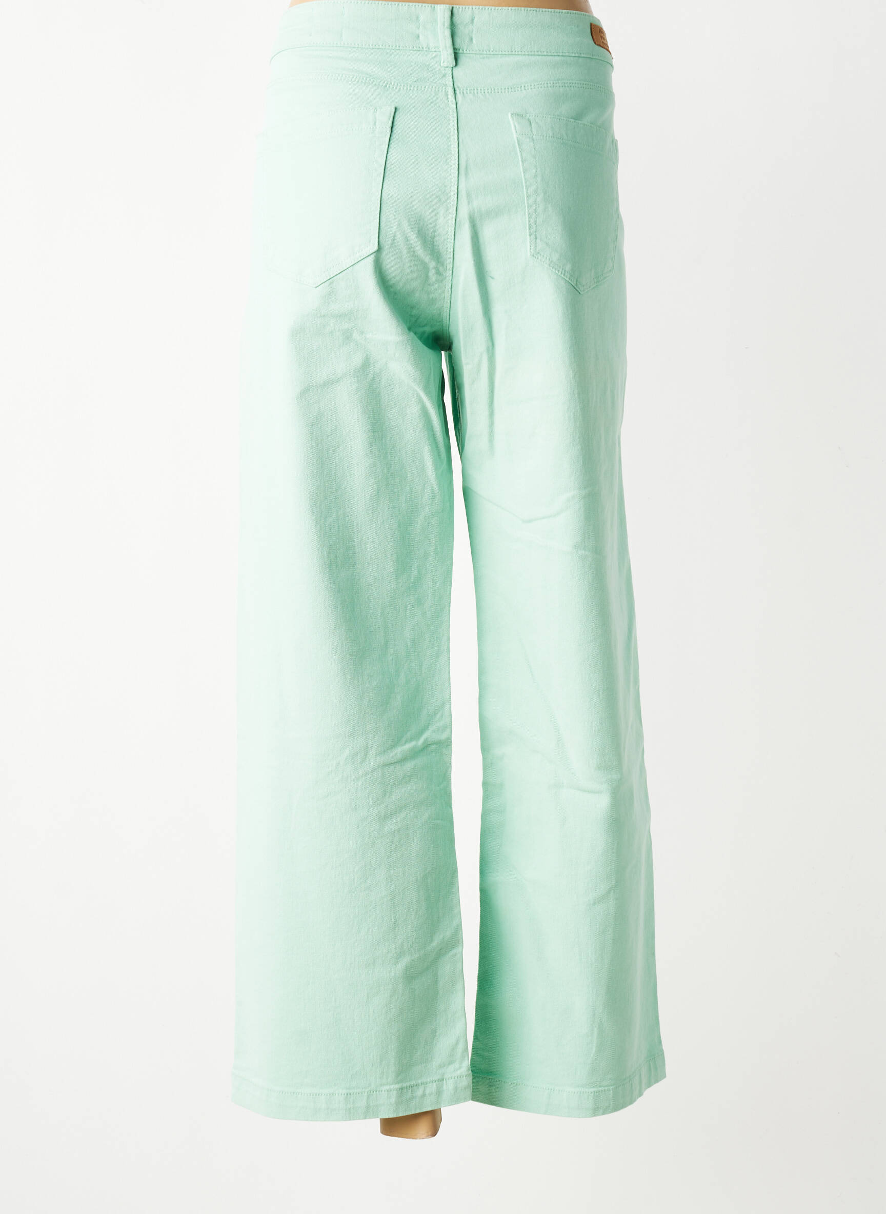 Pantalon 7/8 elasticitate mărime normală verde HAPPY femeie
