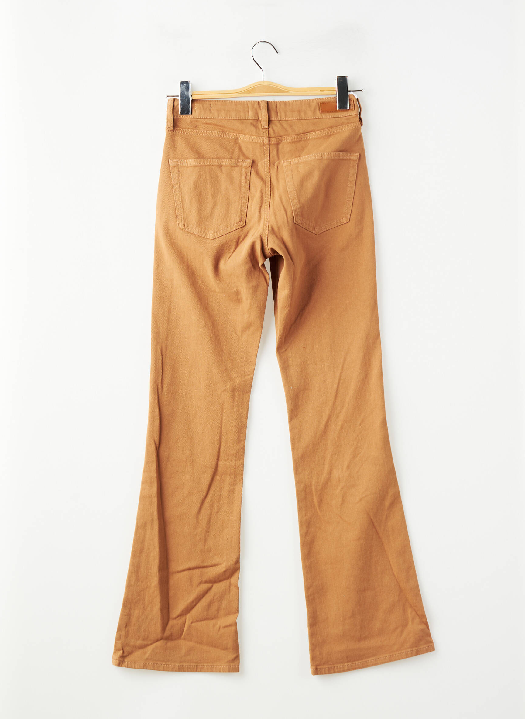 Blugi bootcut mărime normală mărime normală maro HAPPY femeie