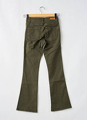 Blugi bootcut talie înaltă talie înaltă verde HAPPY femeie