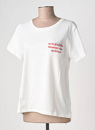 Tricou elasticitate mâneci scurte alb ALTAMIRA femeie