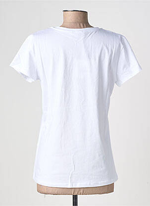 Tricou elasticitate mâneci scurte alb CIVICO 1 femeie
