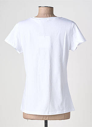 Tricou elasticitate mâneci scurte alb CIVICO 1 femeie