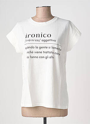 Tricou imprimeu fantezie mâneci scurte negru CIVICO 1 femeie