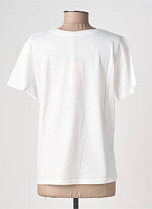 Tricou serigrafie mâneci scurte alb ALTAMIRA femeie