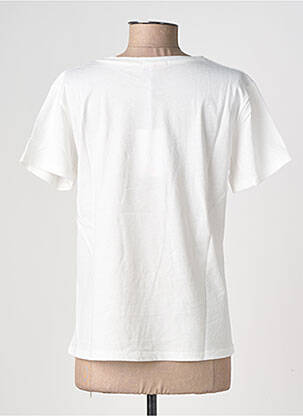 Tricou serigrafie mâneci scurte alb ALTAMIRA femeie