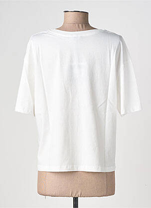 Tricou mâneci lungi mâneci lungi alb LUMINA femeie