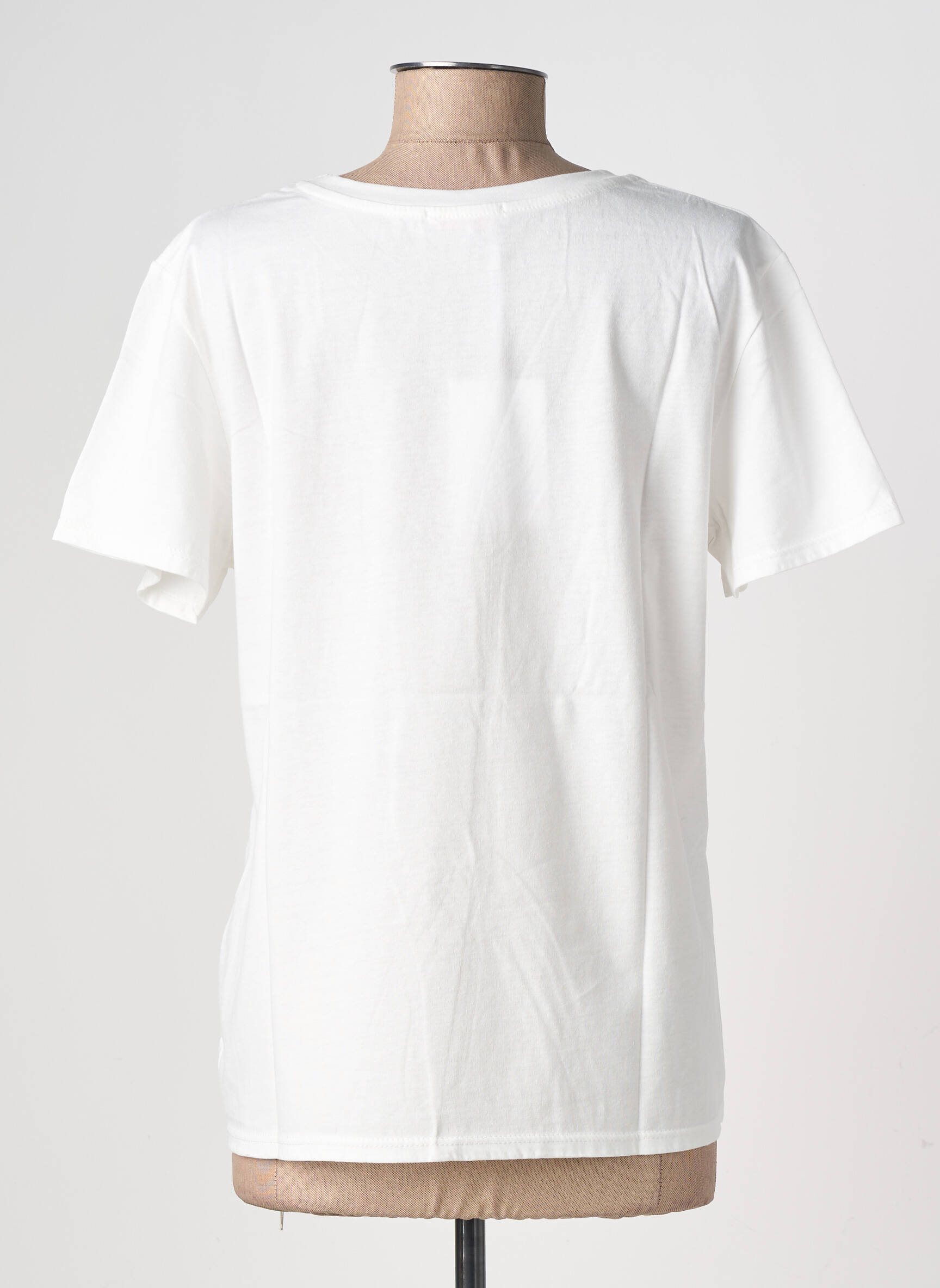 Tricou elasticitate mâneci scurte alb ALTAMIRA femeie