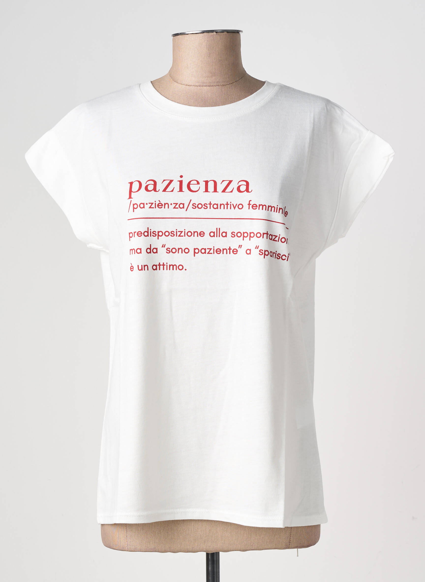 Tricou imprimeu fantezie mâneci scurte alb CIVICO 1 femeie