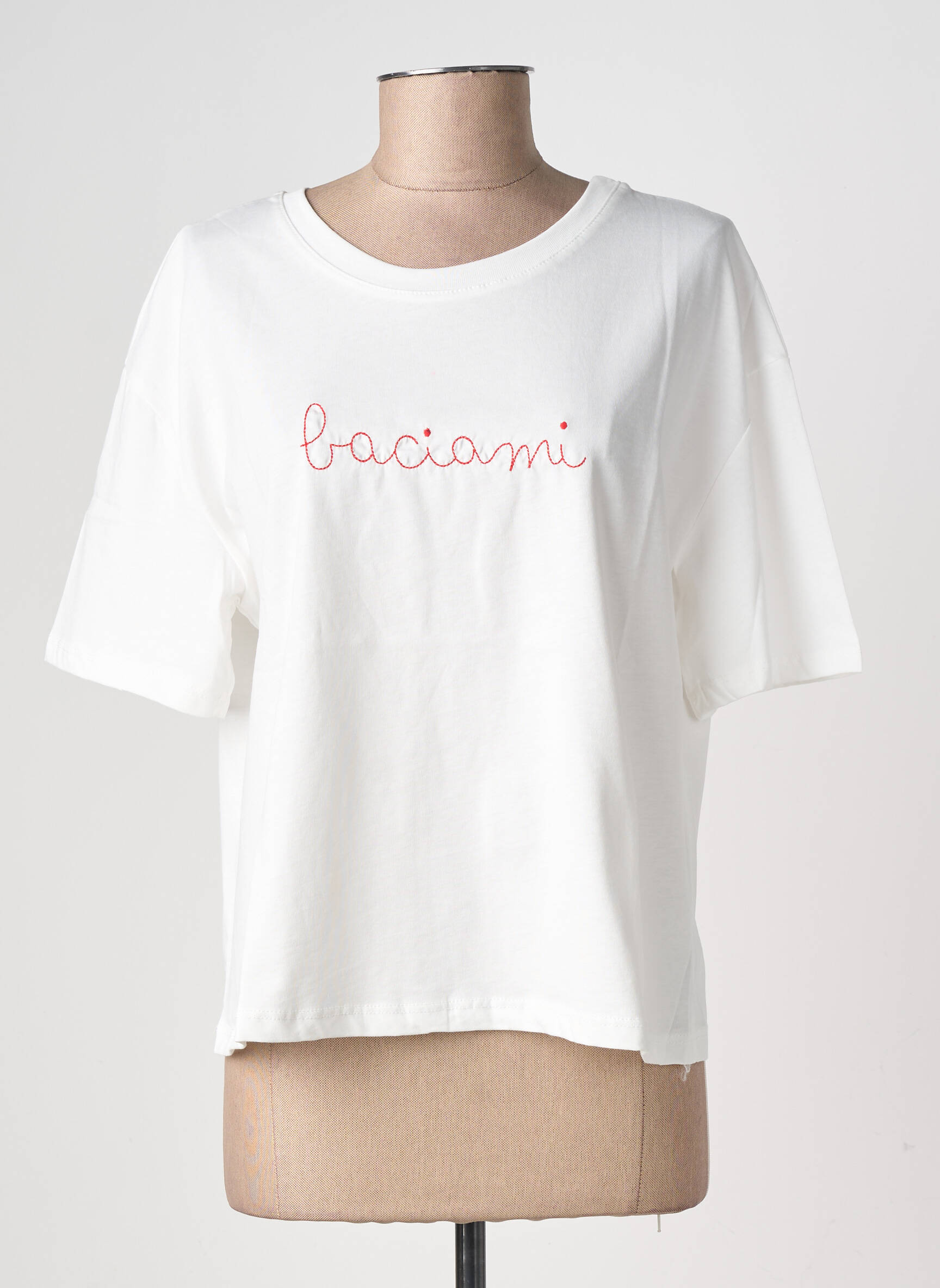 Tricou mâneci lungi mâneci lungi alb LUMINA femeie