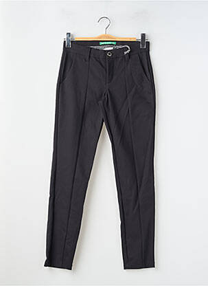Pantalon chino țesătură poplin mărime normală negru STREET ONE femeie