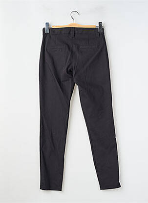 Pantalon chino țesătură poplin mărime normală negru STREET ONE femeie