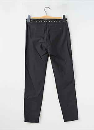 Pantalon chino țesătură poplin mărime normală negru FREEMAN T.PORTER femeie