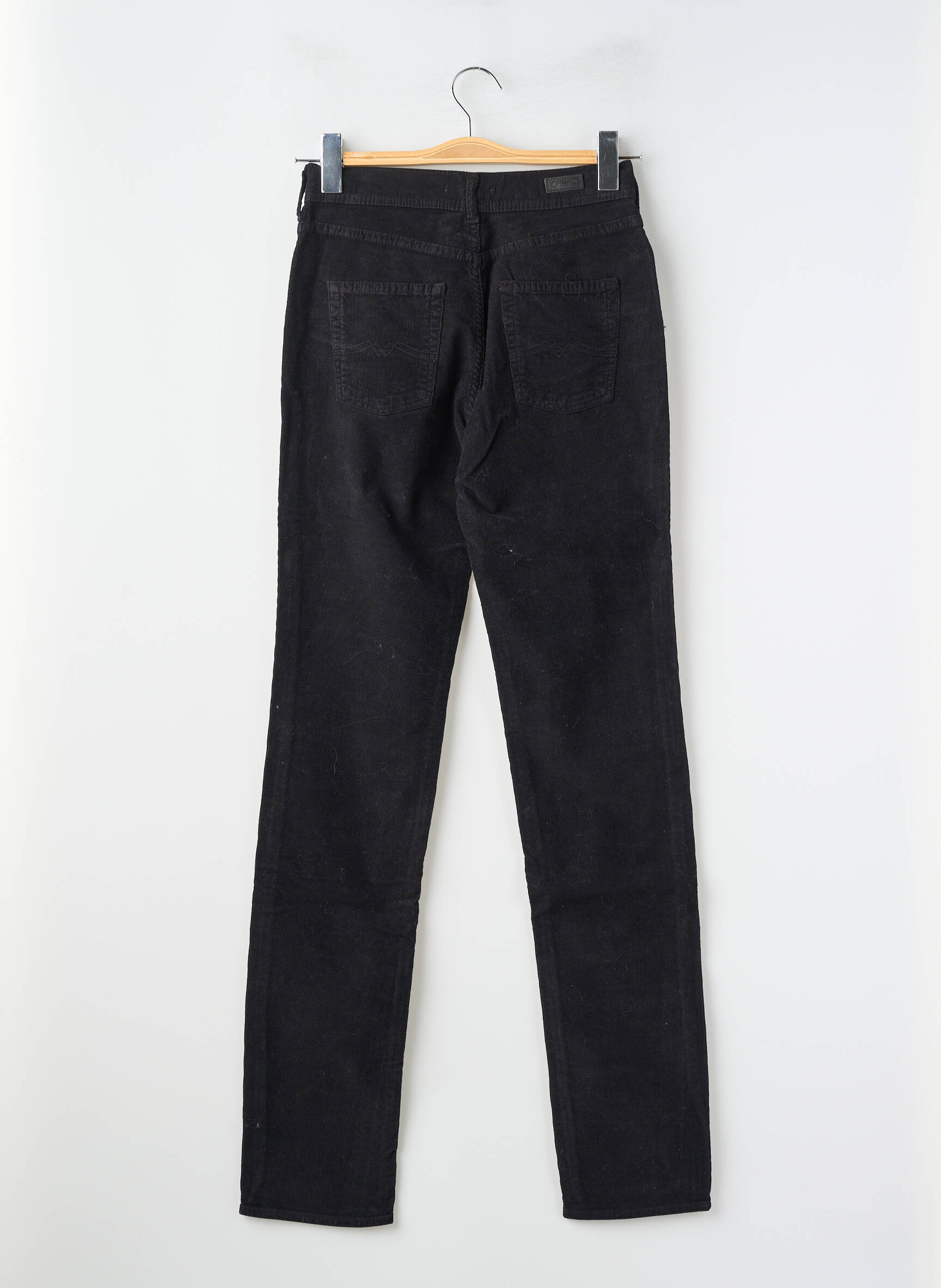 Pantalon slim talie înaltă talie înaltă negru CIMARRON femeie