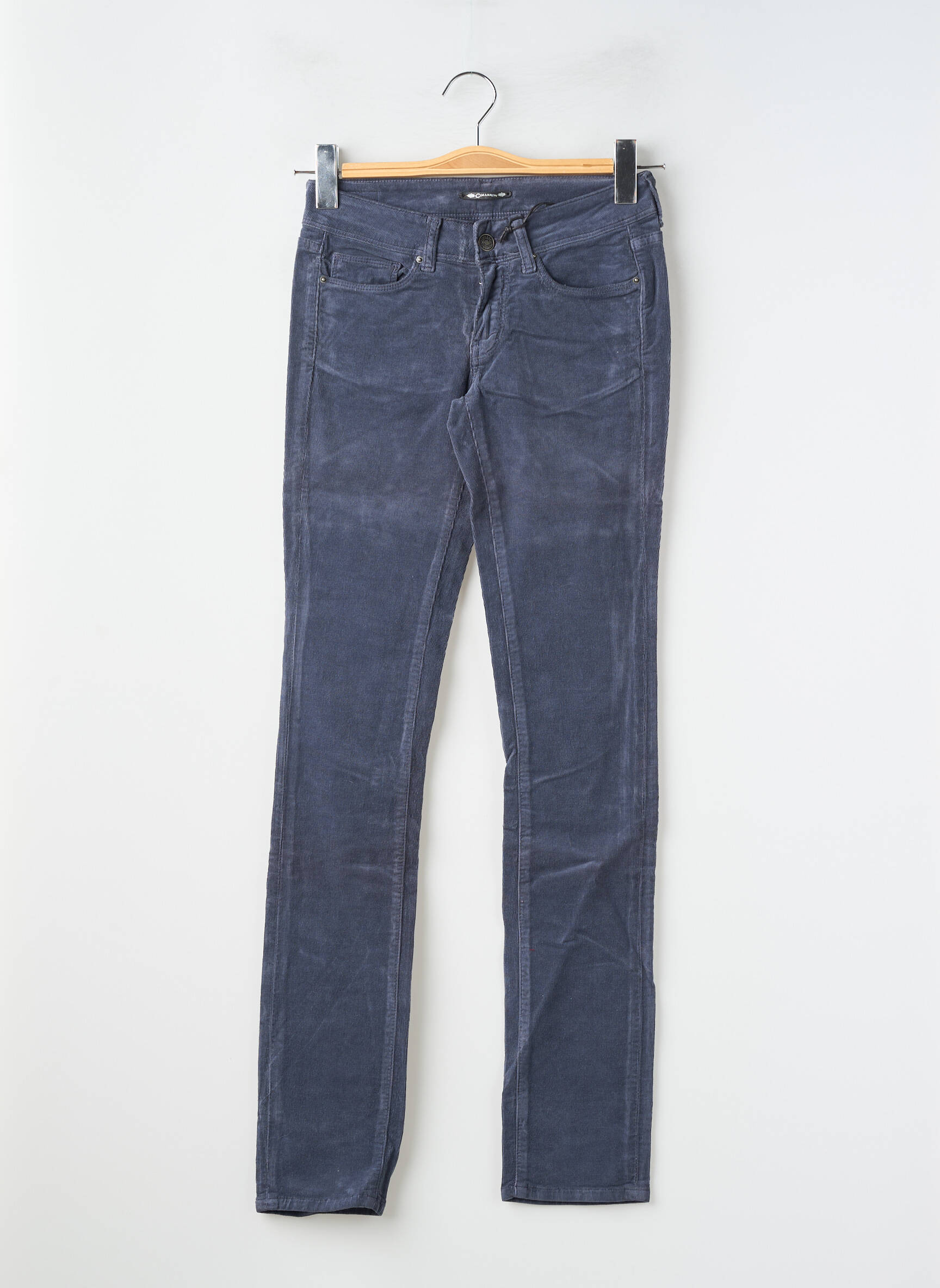 Pantalon slim elasticitate mărime normală albastru închis CIMARRON femeie