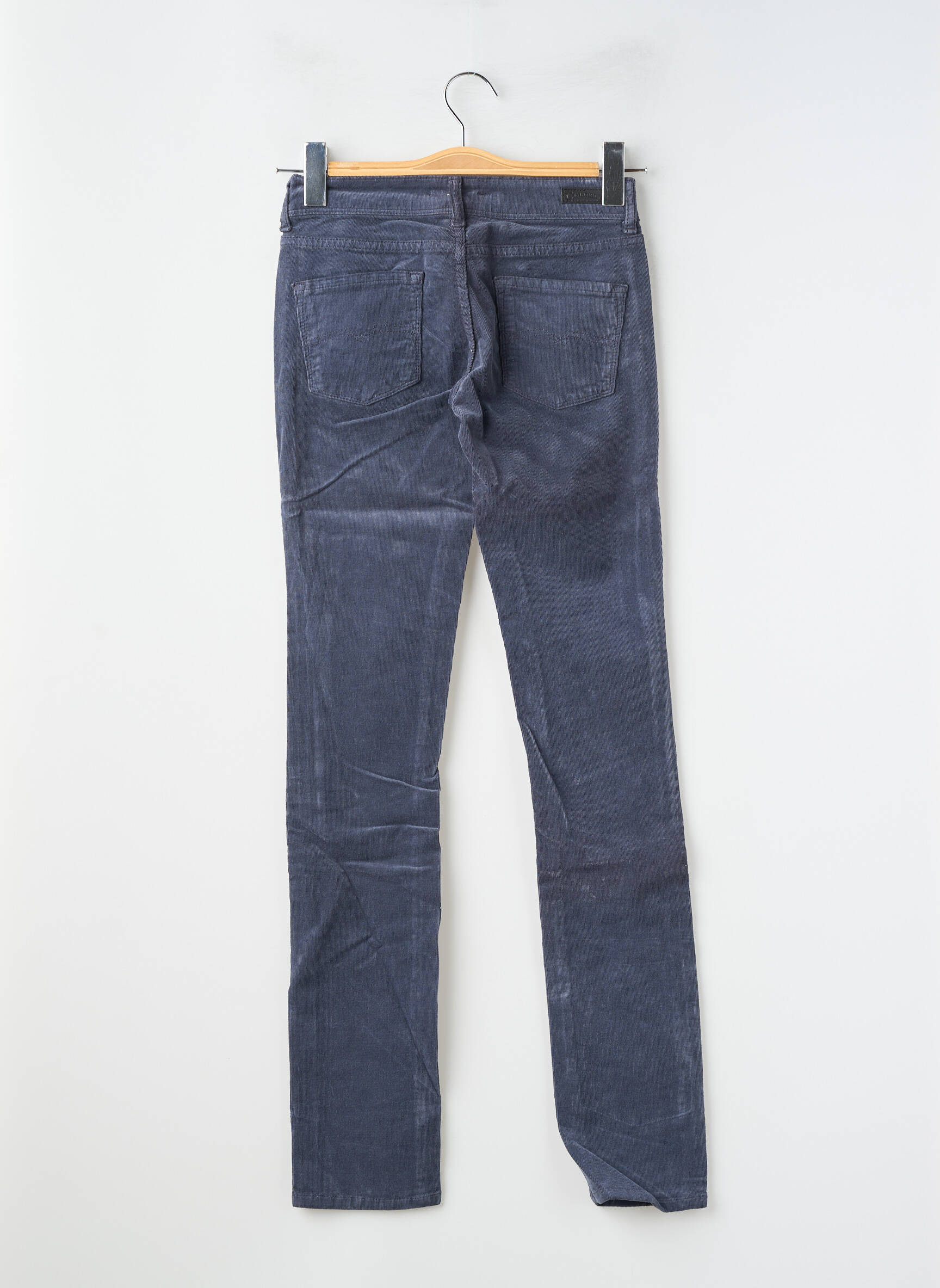 Pantalon slim elasticitate mărime normală albastru închis CIMARRON femeie