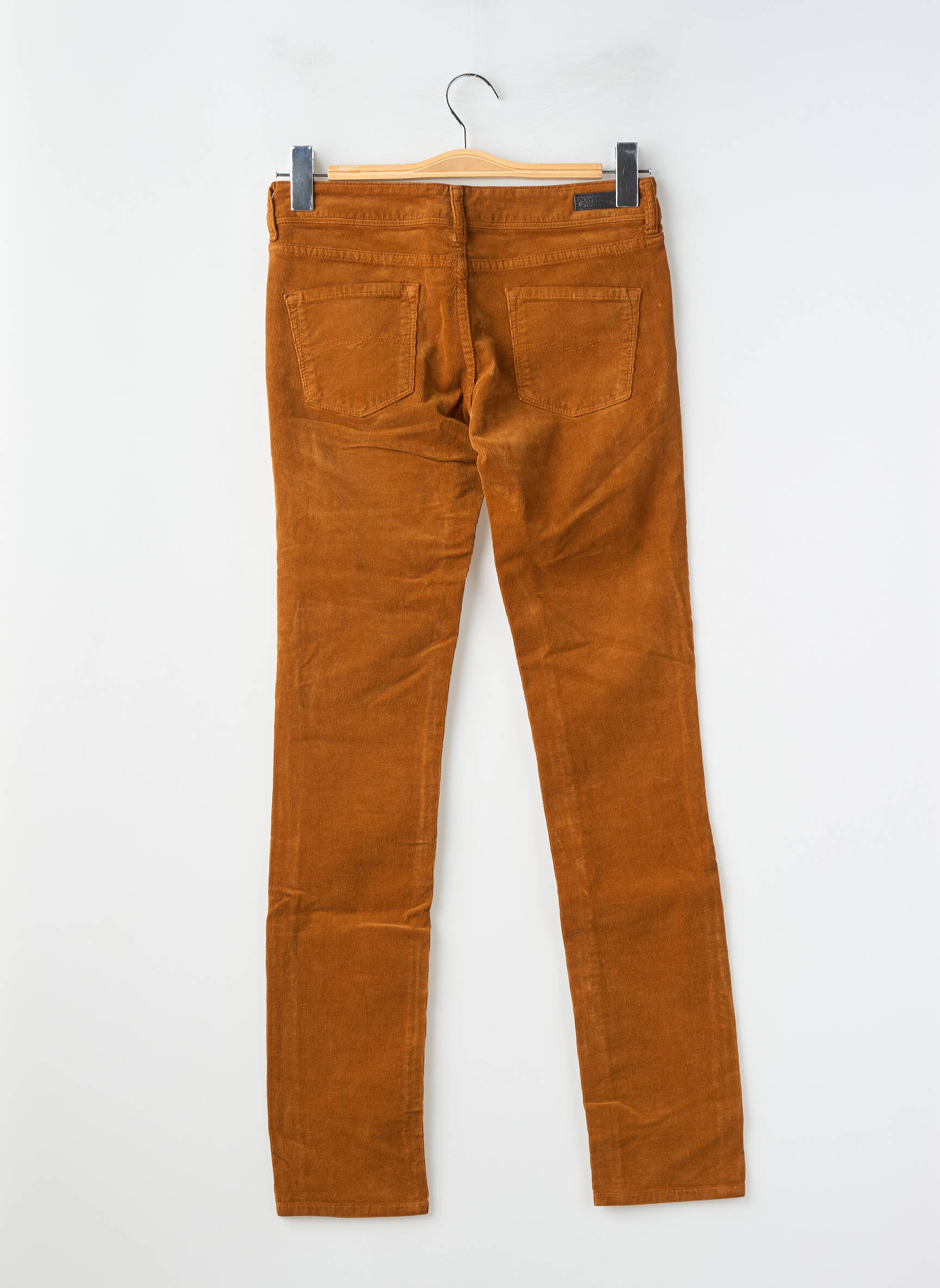 Pantalon slim elasticitate mărime normală galben CIMARRON femeie