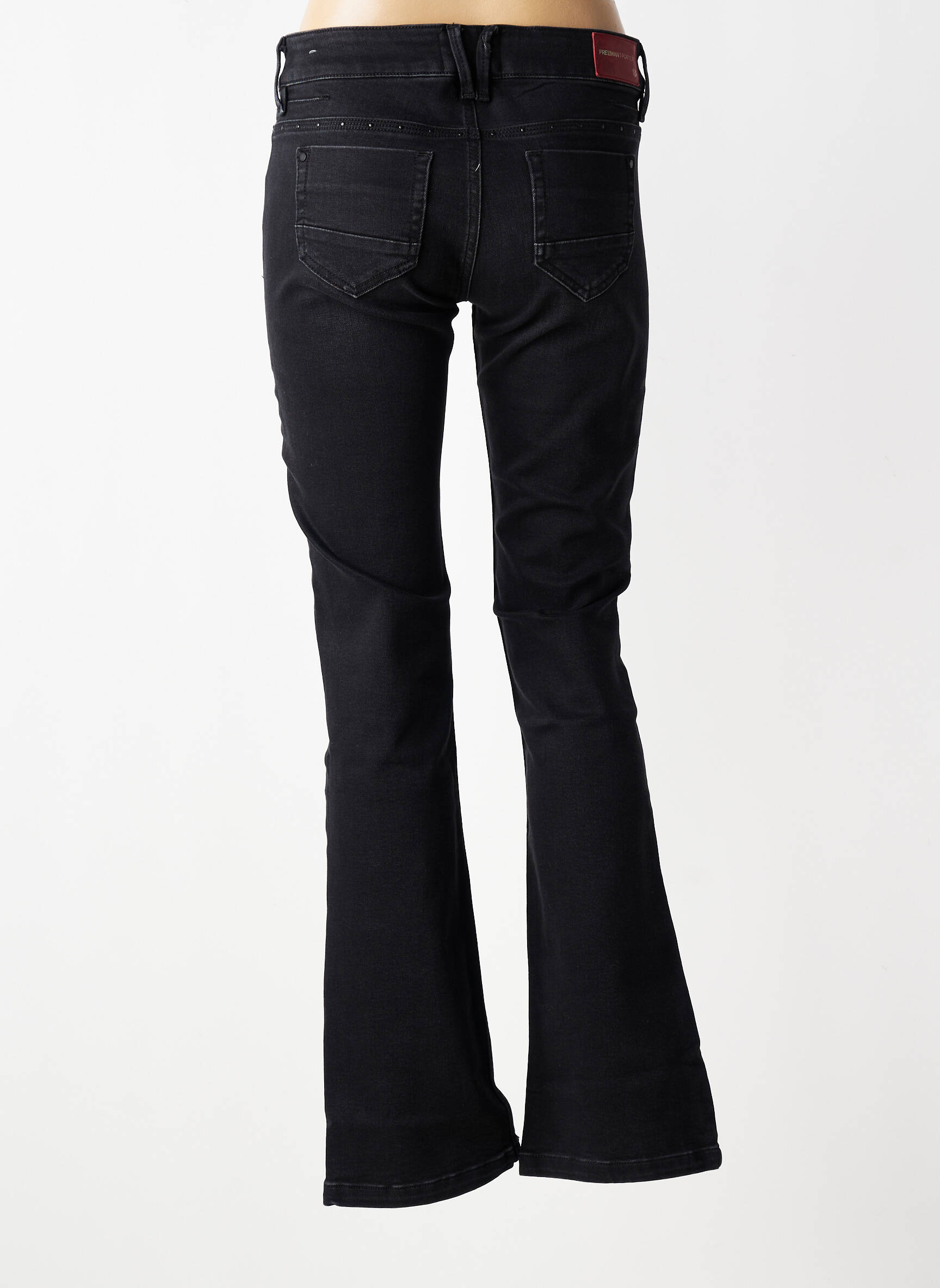 Blugi bootcut mărime normală mărime normală negru FREEMAN T.PORTER femeie